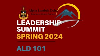 ALD 101 - Summit 4.21.24
