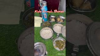 Today my kids lunch boxes #lunchbox #lunchboxideas