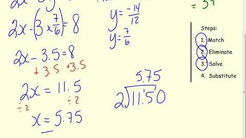 26  Simultaneous Equations Part 2 National 5 video