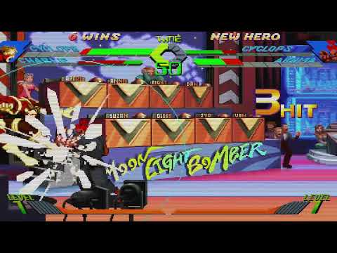 X-Men vs. Street Fighter - Cyclops, Charlie vs. Cyclops, Akuma 10