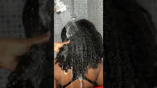 It’s wash day- washing my daughter’s natural hair.