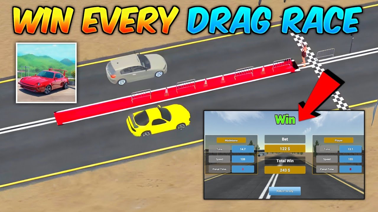 How To Win Every Drag Race In Car Saler Simulator Dealership