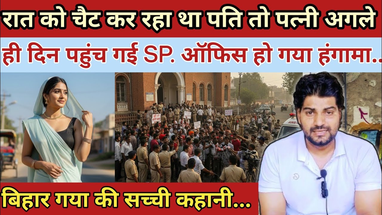 रात को पति चैटिंग कर रहा था तो पत्नी पहुंची SP ऑफिस और फिर|| Bihar Gaya Amrita Case ki Kahani