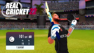 Tim Seifert Made (100) Runs in Real Cricket 22 ™🔥 Resimi