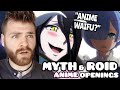 First Time Reacting to "The Best ANIME Openings Of All Time" | MYTH & ROID EDITION | New Anime Fan!