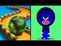 Going Balls Vs Spranky Transformer 🥎🌏😈🧟♂️ Max All Levels Android iOS Gameplay Ep 744