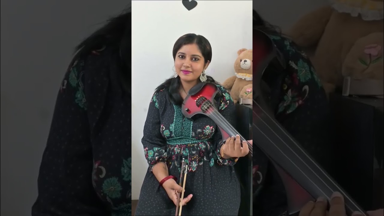 Malavika MRK   Violin   A Beautiful song from the movie   Thalapathi