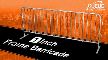 1 Inch Frame Barricade | Crowd Control On a Budget
