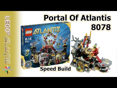 LEGO 8078 Atlantis - Portal of Atlantis - Speed Build Video 4K