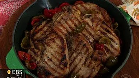 Chef Frank Pellegrino Jr.'s Rao's Grilled Pork Chops on THE Dish