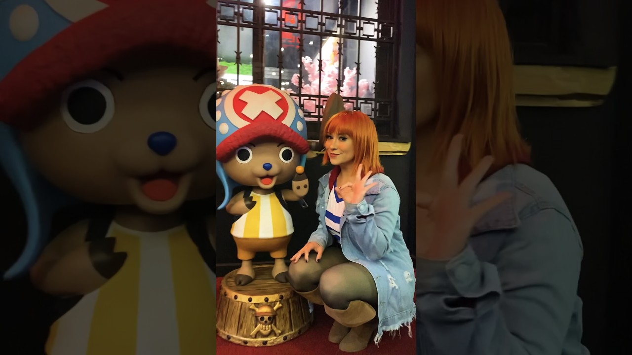 Chopper e Nami! Encontrei esse Chopper na Jolly Roger Burger #onepiececosplay #onepiece
