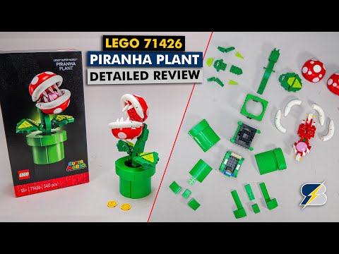 LEGO 71426 Super Mario Piranha Plant detailed review