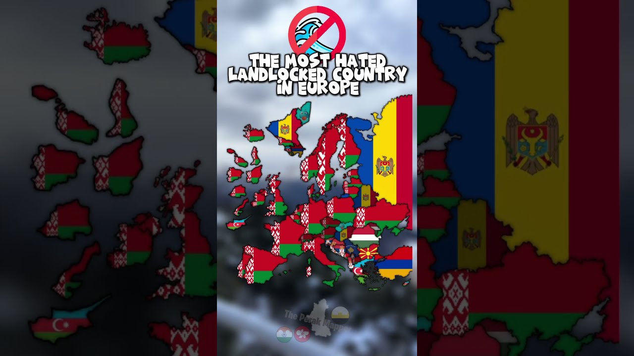 The Most Hated Landlocked Country In Europe Geography Mapping Mapper History Shorts