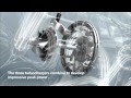 BMW tri-turbo diesel engine animation - M550d xDrive