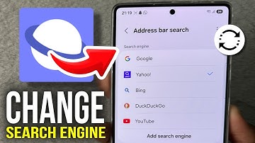 How to Change Search Engine in Samsung Internet - 2025