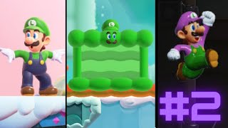 Fluff-Puff Peaks as Luigi | Super Mario Bros Wonder Playthrough (#2)