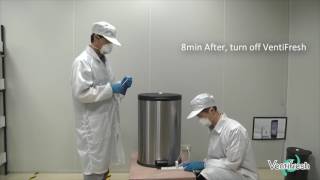 VentiFresh Ammonia Test - Witness Odor Elimination on a Molecular Level