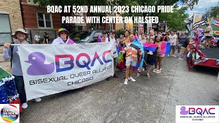 BQAC At 52nd Annual 2023 Chicago Pride Parade With Center On Halsted Highlights Video