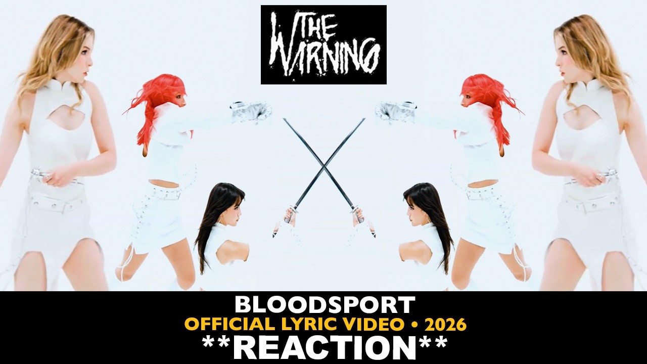 Musicians REACT to The Warning: Bloodsport (Lyric video)
