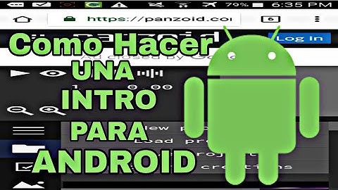 Como hacer Una Intro De Panzoid en Android