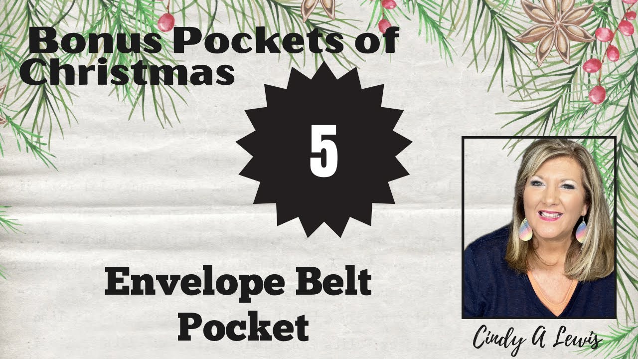 Бонусные рождественские карманы №5 | Карман-конверт на пояс
