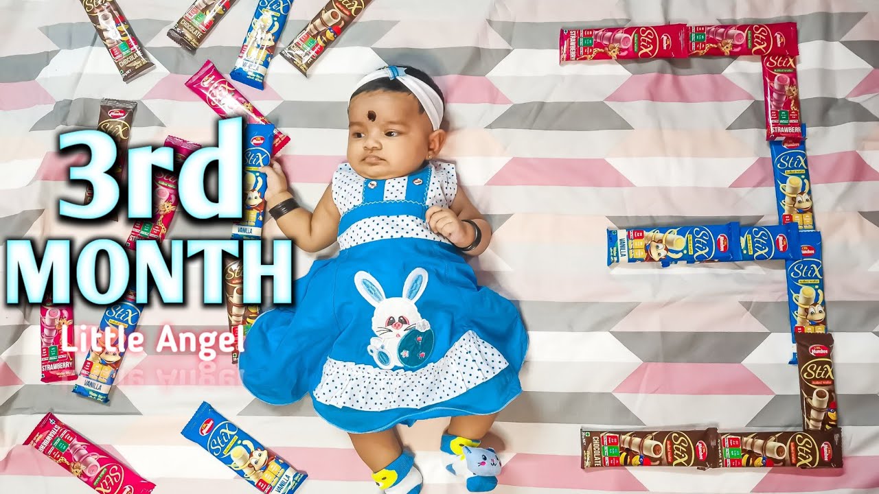 Baby 3nd Month Celebrations 2022 | Jeshriya 90 Day Small Click | Little Princess Newborn Photoshoot