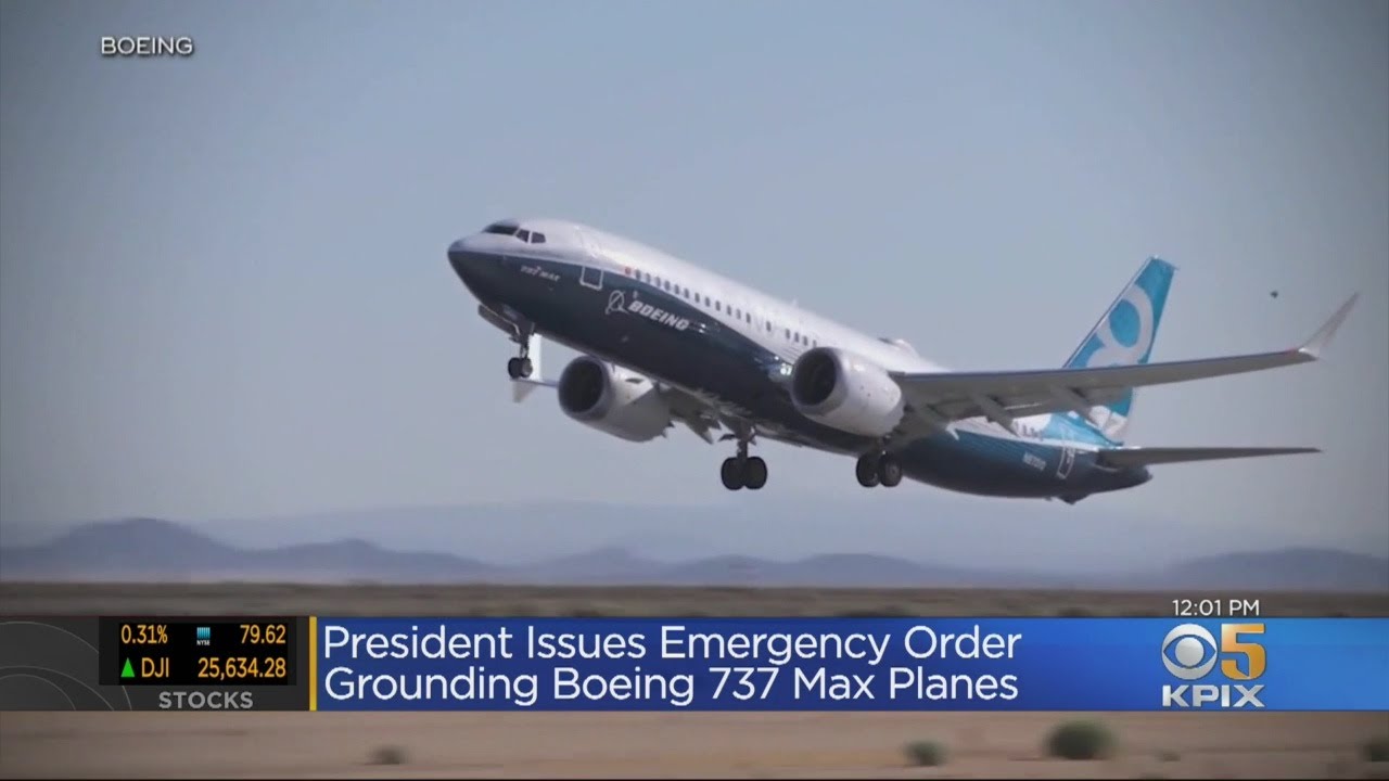 President Trump Issues Emergency Order To Ground Boeing 737 Max Jets - YouTube