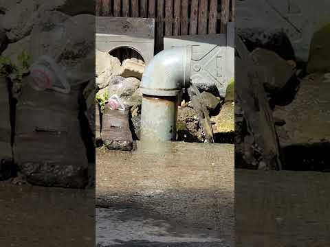 Water pump From the top moutain philippines used it washing. #springwater