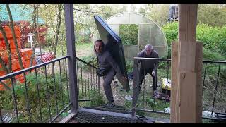 видео: Установка двери в дом из металлического каркаса картинка: Установка двери в дом из металлического каркаса