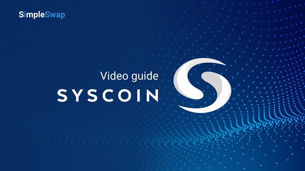 How to buy Syscoin on SimpleSwap Exchange Tezos to Syscoin YouTube