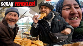 Kırgızistan Efsane Sokak Yemekleri !! ( Oş Yerel Pazarları)-130 🇰🇬