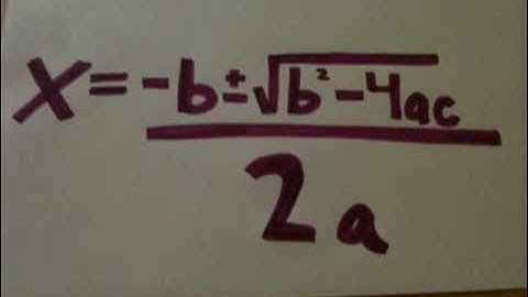 Quadratic Formula: Pop Goes the Weasel