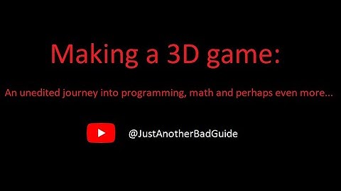DirectX12 3D Game from scratch in C++ (Project Setup Part 1 and stream stuff)