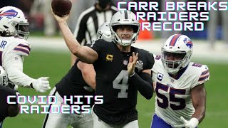 Raiders News #13 (Derek Carr Breaks Stabler&#39;s TD Record)