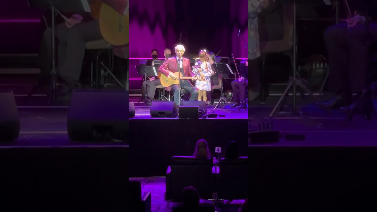 Andrea Bocelli apresenta o mais fofo dos duetos com sua filha Virginia