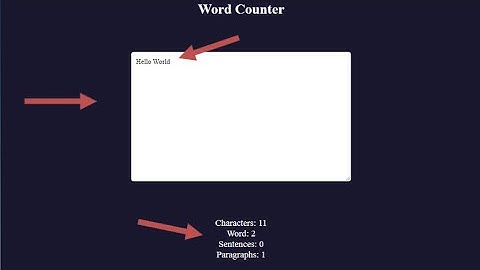 Word Counter in Make HTML CSS JavaScript 2022 || @MVMaster