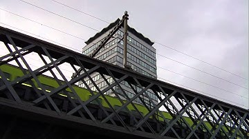 Dart Train Crossing The Liffey
