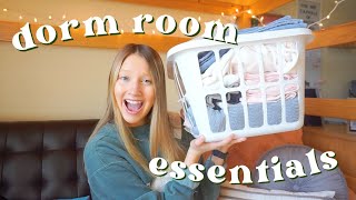 college dorm room essentials!! | things you NEED & DON'T need for living in a college dorm