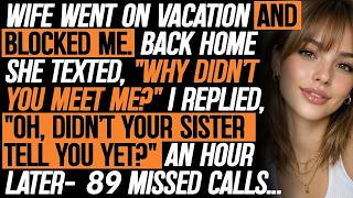 Full She Went On Vacation And Blocked Me. Back Home She Texted: “Why Didn’t You Meet Me”I Replied: “Oh.. News