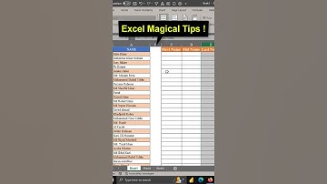Excel Hidden Tips and Tricks #excelshortsvideo  #shorts #exceltips @TanvirAcademy