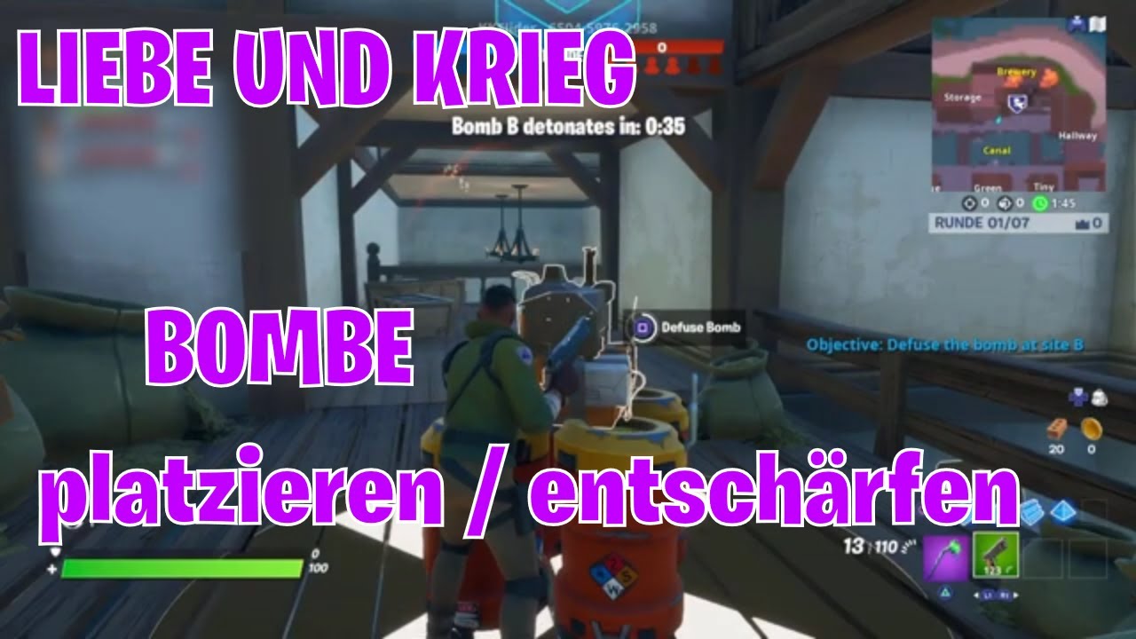 Liebe und Krieg | Krieg:Platziere oder zerstöre eine Bombe