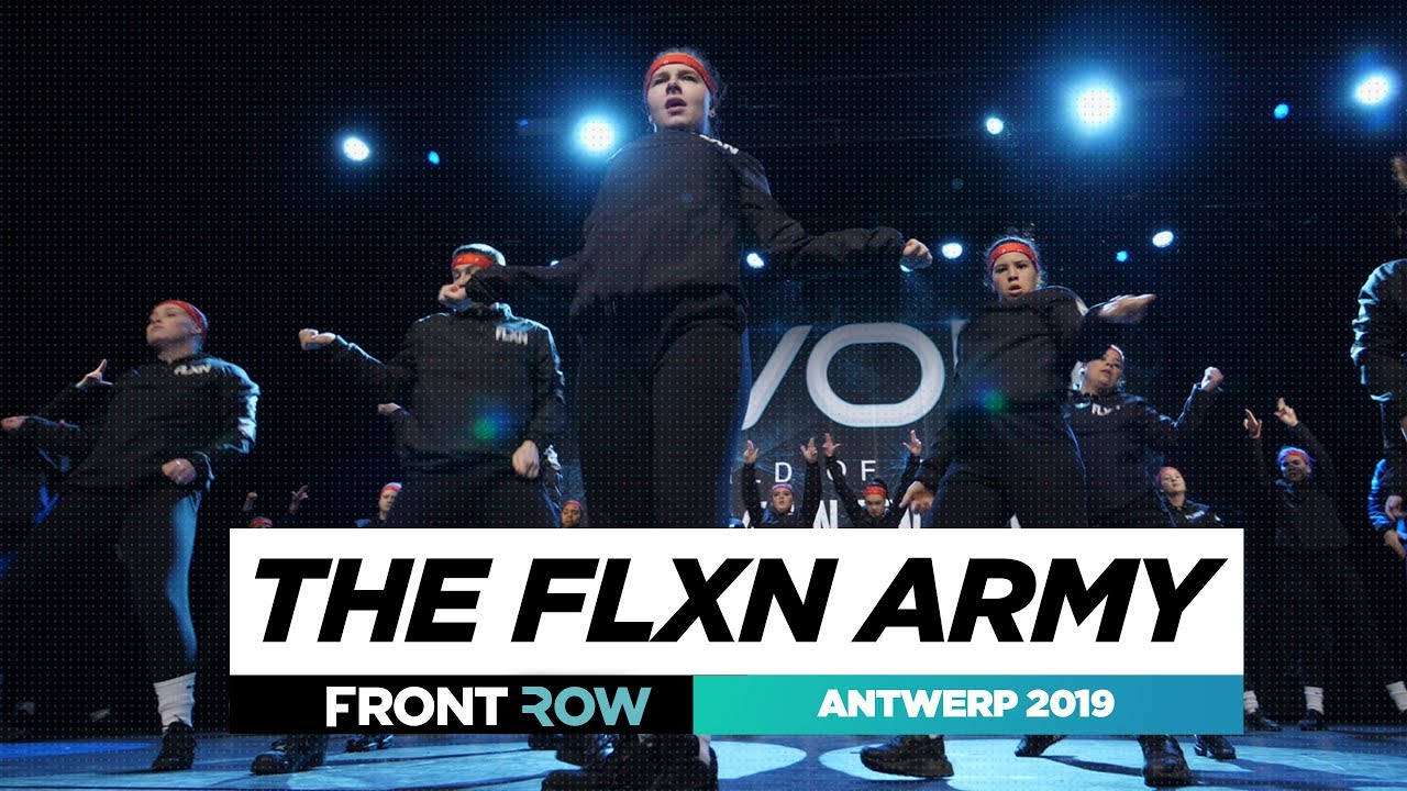 The FLXN ARMY  | Team Division | FRONTROW | World of Dance Antwerp Qualifier 2019 | 
