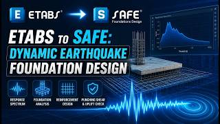ETABS to SAFE: Dynamic Earthquake Foundation Design (Full Guide | Response Spectrum Method) #ETABS