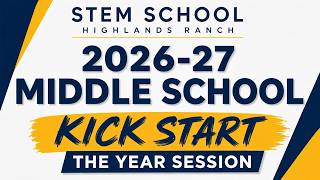 Middle School 2026-27 Kick Start The Year Webinar