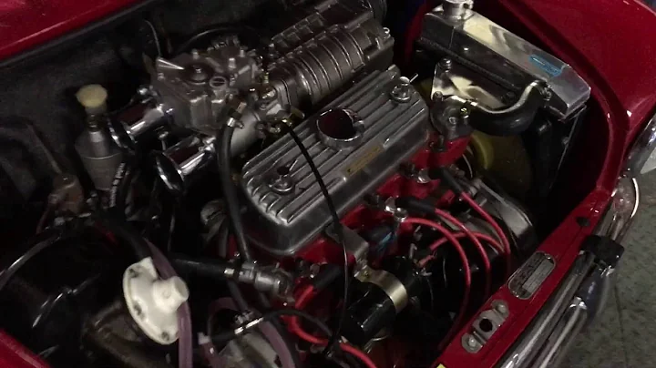 Classic mini with supercharger Vmaxscart