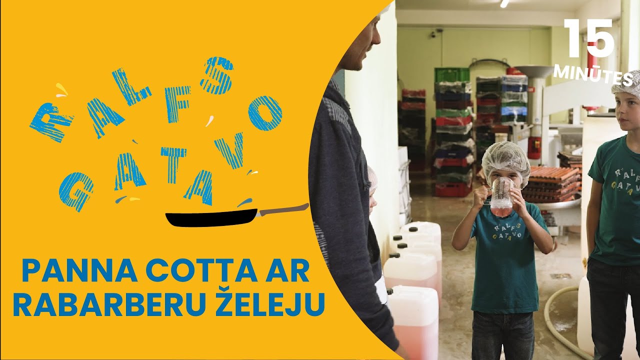RALFS GATAVO | Panna Cotta ar rabarberu želeju | 7.sezona 6.sērija