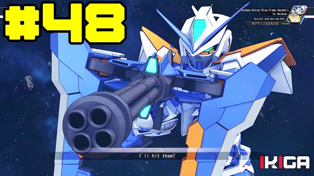 48 ASTRAY BLUE FRAME SECOND L ALL ATTACKS SHOWCASE - SD GUNDAM G