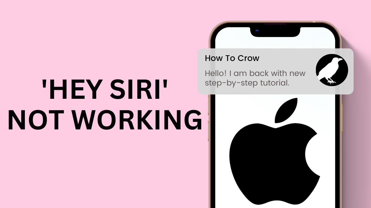 How to fix hey siri not working in iphone after ios 18 update