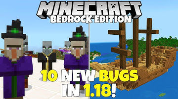 10 NEW Bugs/Issues In Minecraft 1.18 You Didn