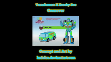 Transformers X Scooby-Doo! Crossover Art by knickx #transformers #scoobydoo #conceptart #crossover